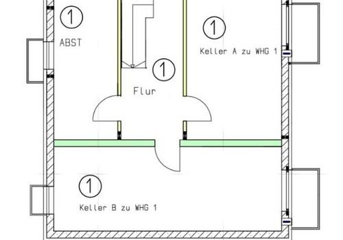 Grundriss Souterrain