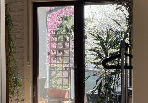 Blick auf den kleinen Balkon
