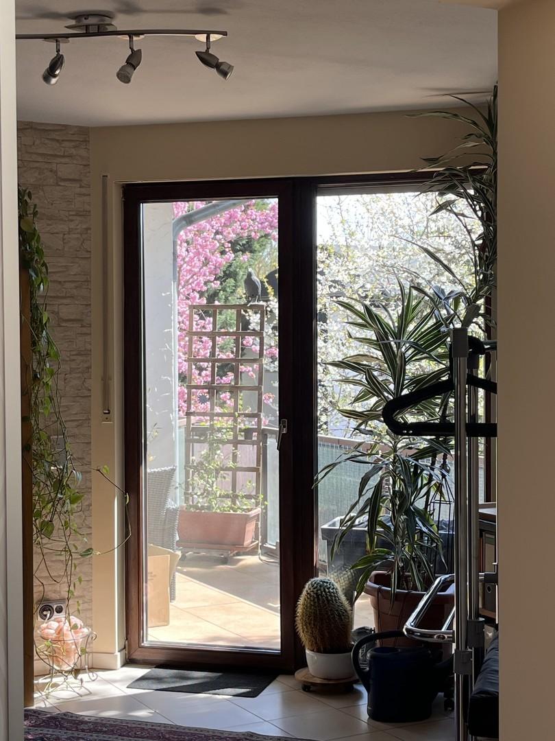 Blick auf den kleinen Balkon