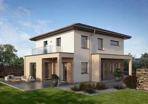Ansicht Vorderseite optional mit Bauteilen