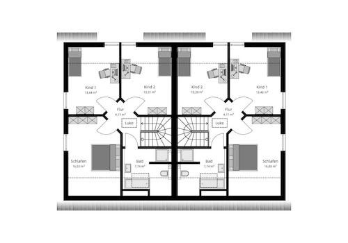 Grundriss Dachgeschoss
