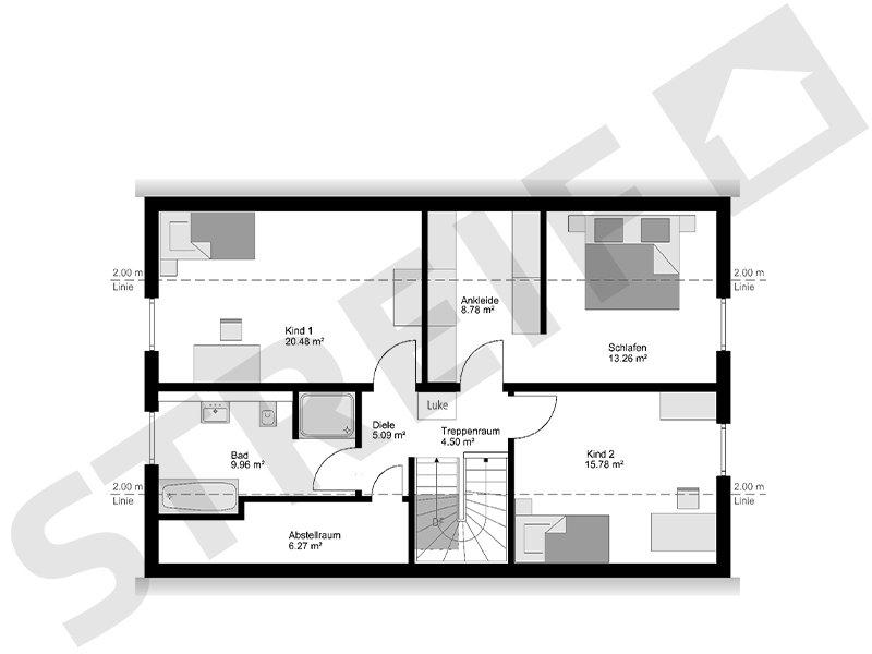 Grundriss Dachgeschoss