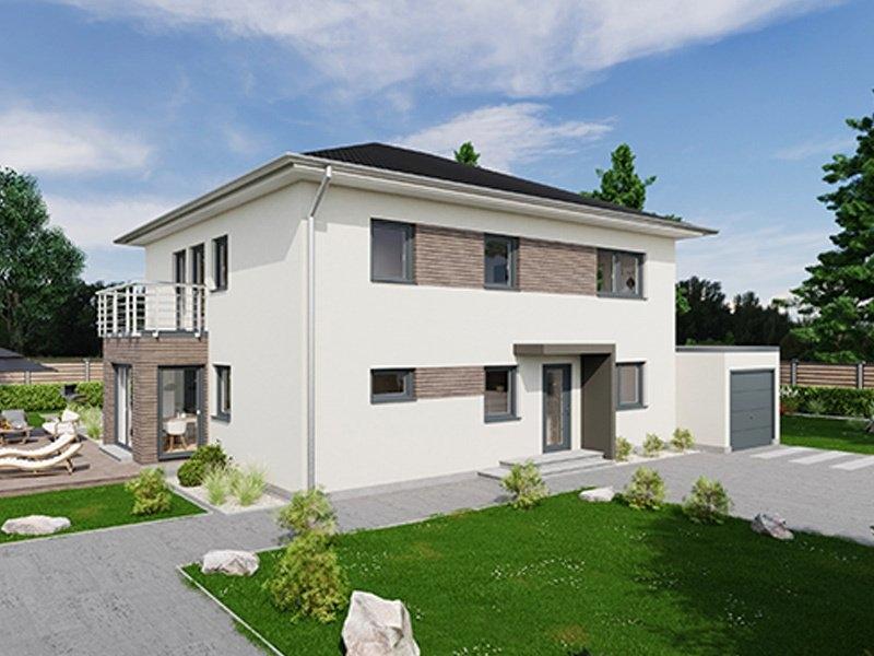 Gestaltungsbeispiel Front mit Walmdach