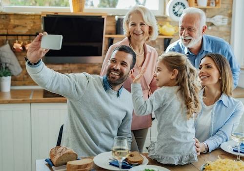 Mehrgenerationen-Familie