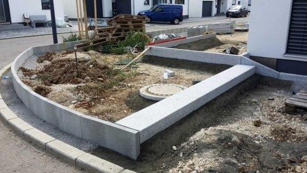 Vorgarten wird angelegt