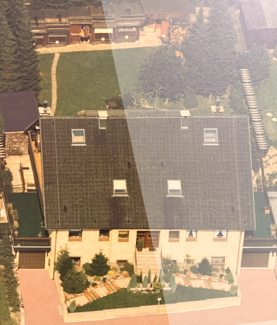 Luftbild aus den 1990er Jahren