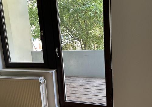 Schlafzimmer mit Balkon