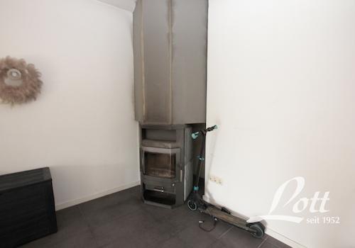 Kaminofen im Wohnzimmer