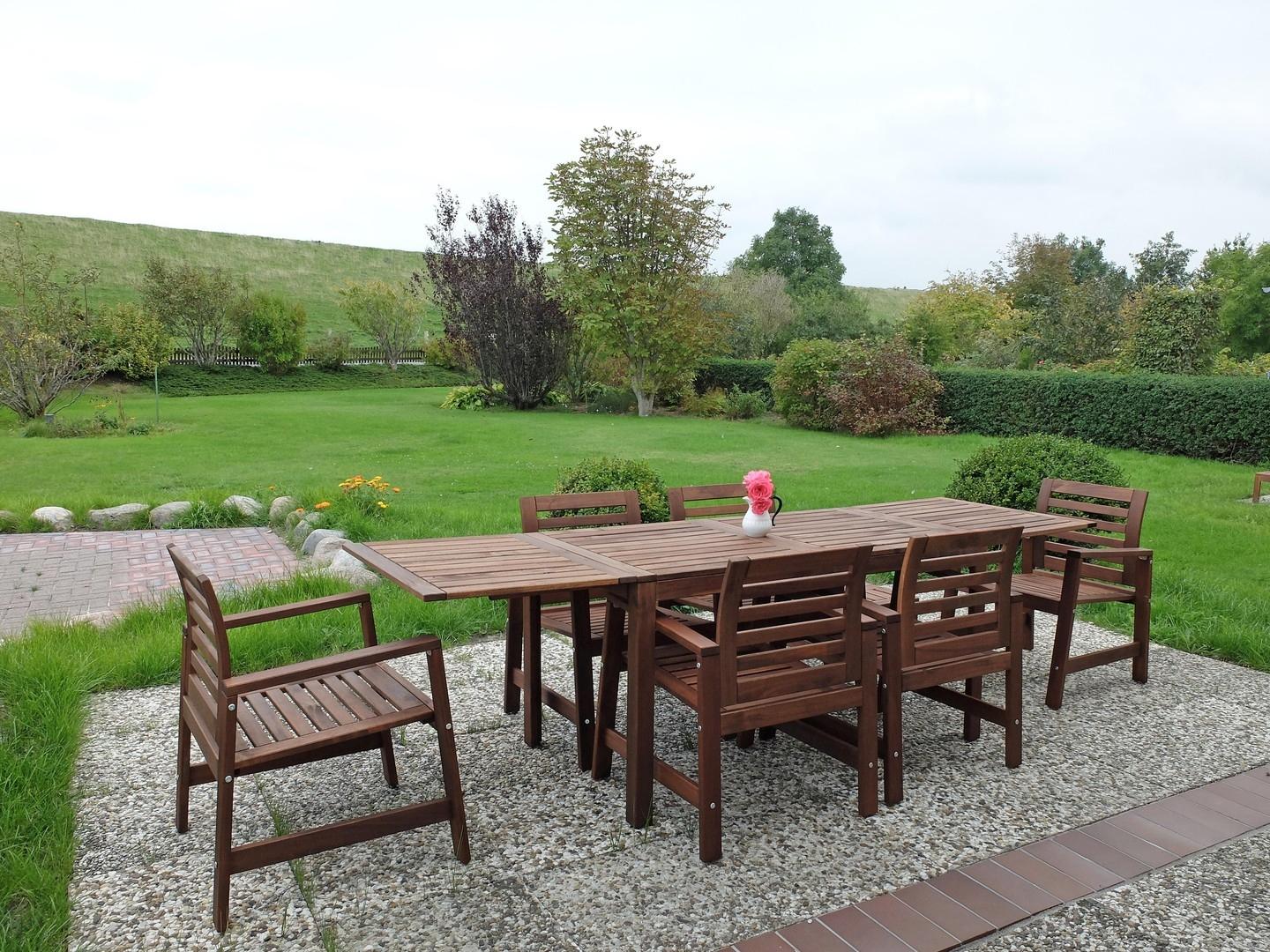Sitzgruppe auf der Terrasse