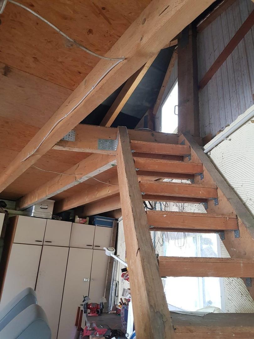 Spitzboden zum Lagern