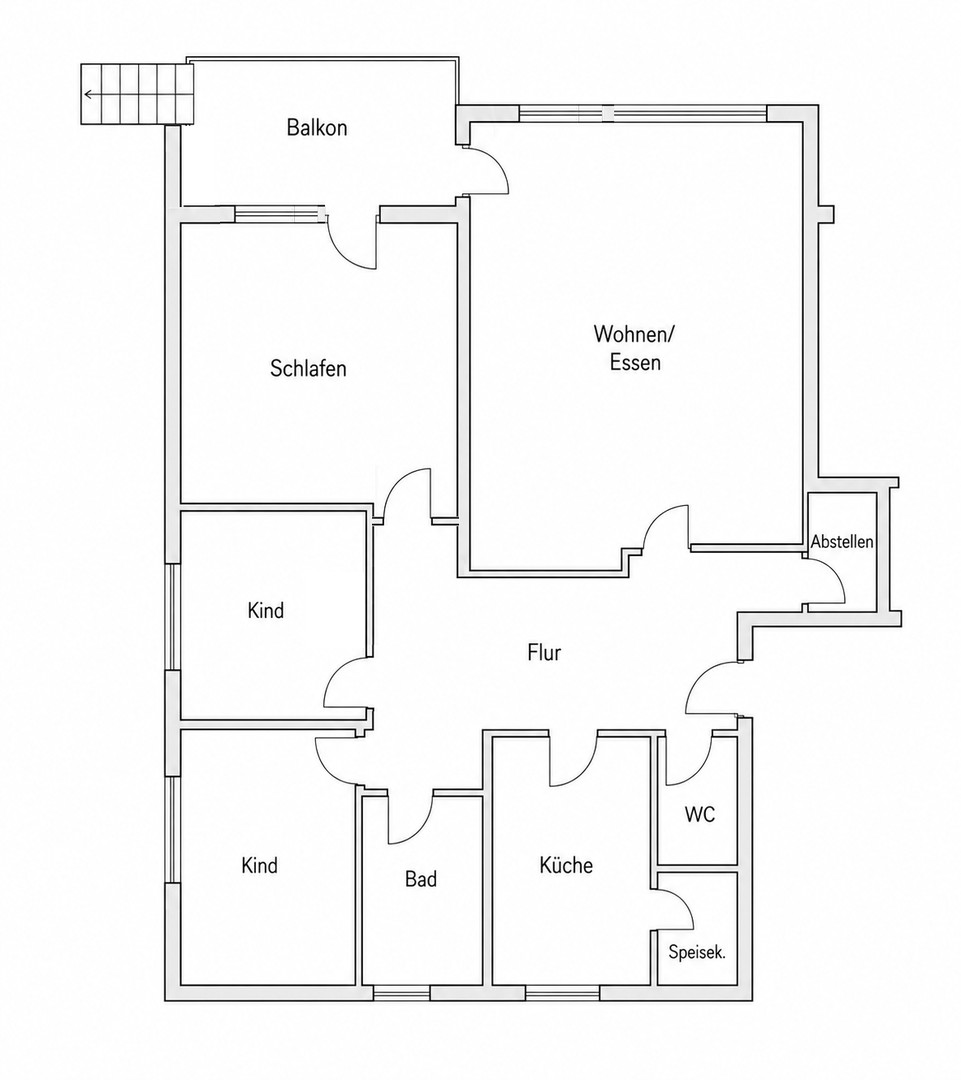 Grundriss Wohnung