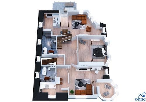Grundriss Wohnung  2. OG