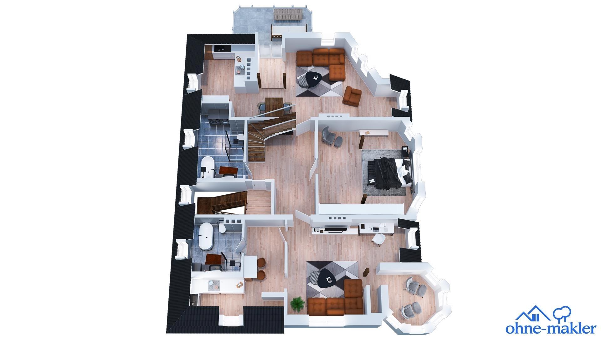 Grundriss 2. OG Wohnung