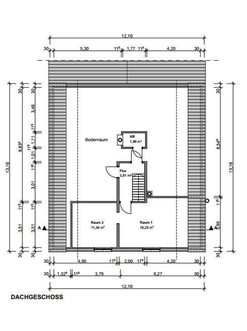 Grundriss Dachgeschoss