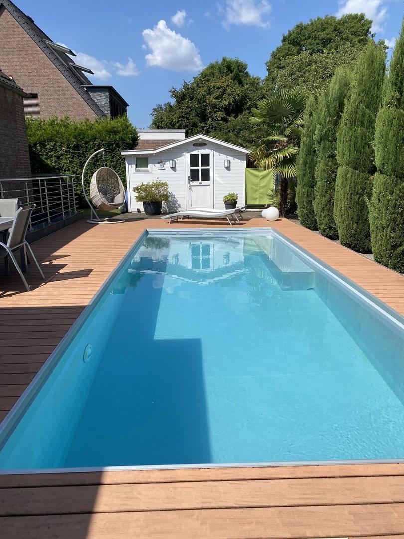 Ansicht Pool offen
