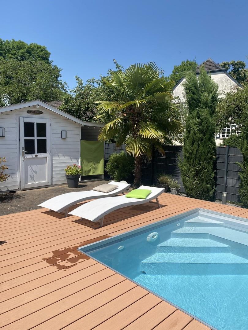 Ansicht Pool Treppe