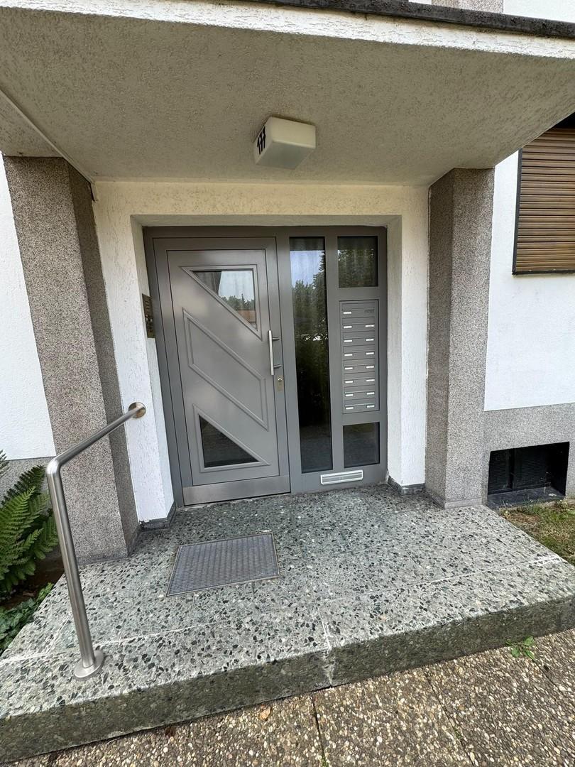 gepflegte Haustür