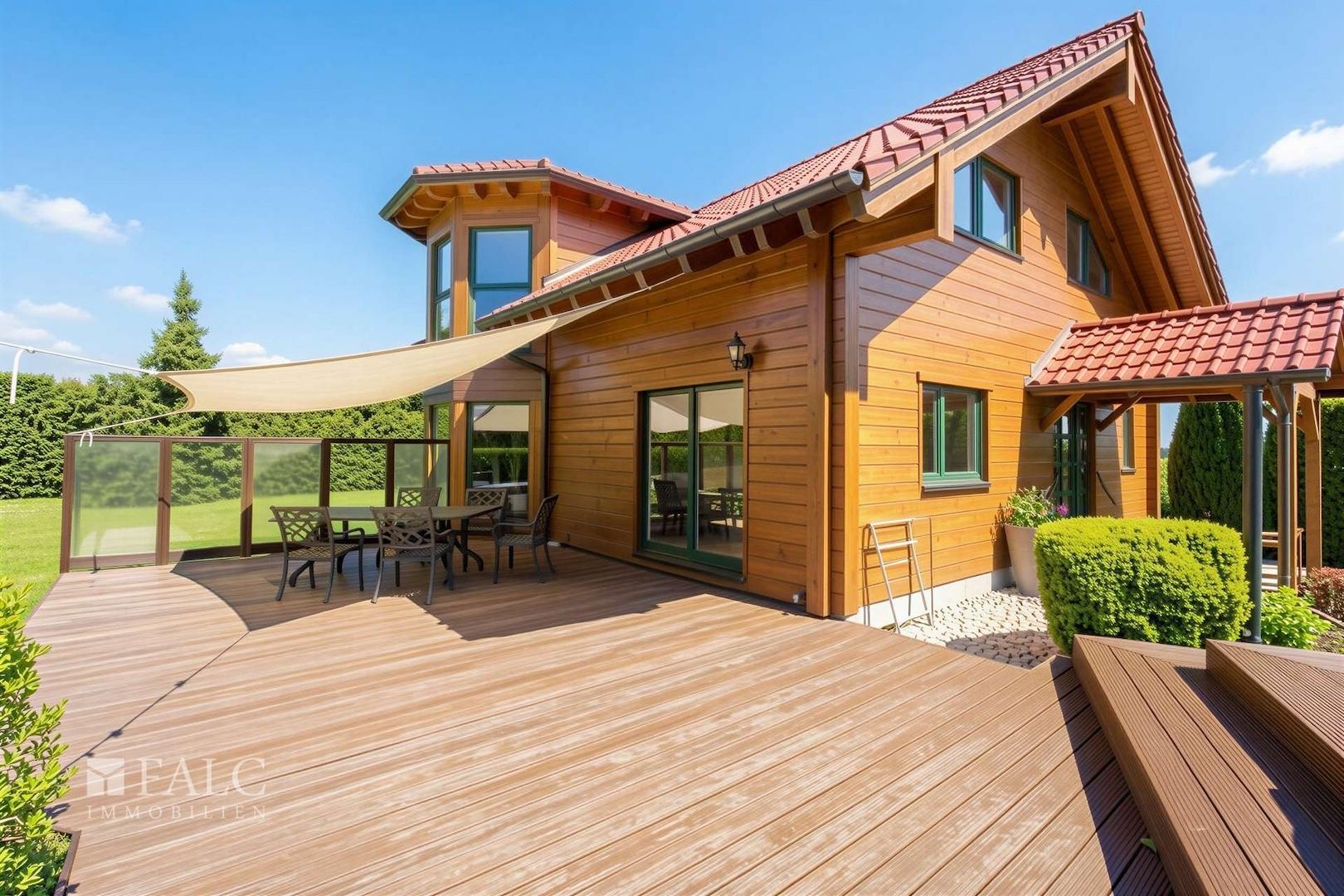 Terrasse am Haus