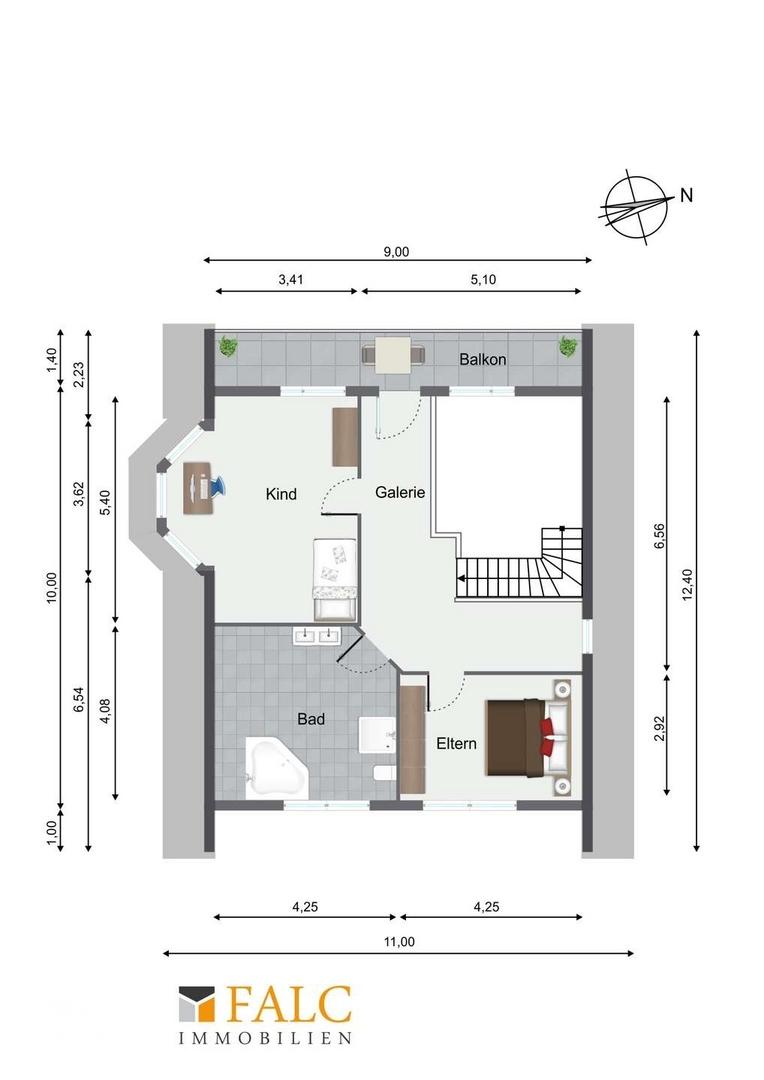 Grundriss Dachgeschoss