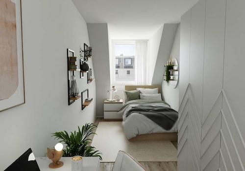 Schlafzimmer gestaged