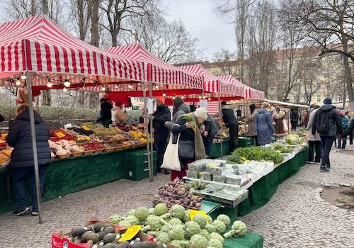 Wochenmarkt am Boxhagener Platz