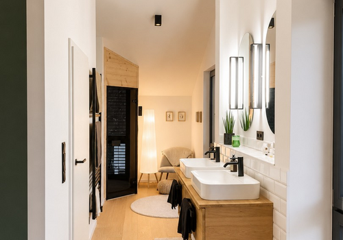 Wellnessbad mit Sauna