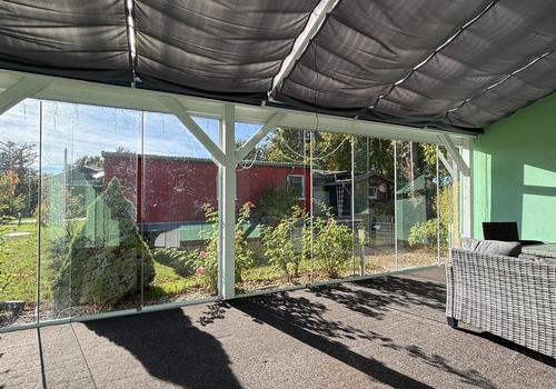 überdachte Terrasse
