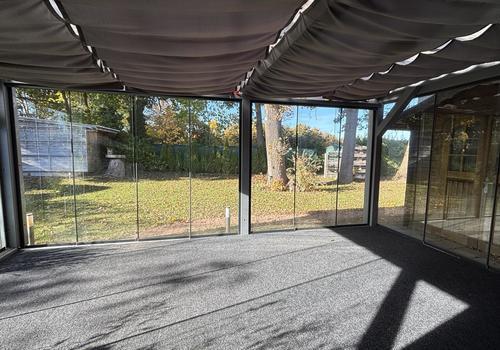 überdachte Terrasse