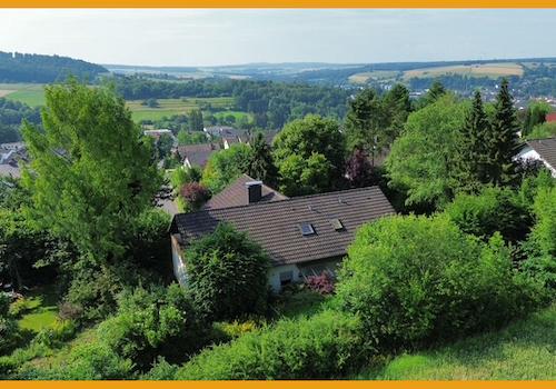 Hintere Ansicht d. Hauses