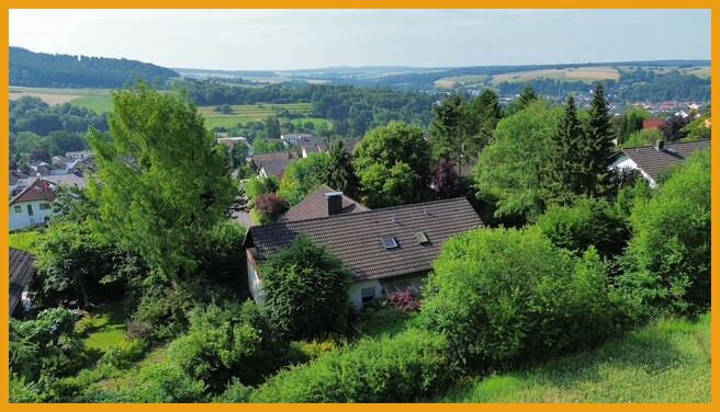 Hintere Ansicht d. Hauses