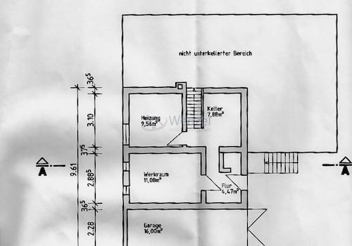 Grundriss Keller