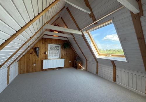 Spitzboden ausgebaut