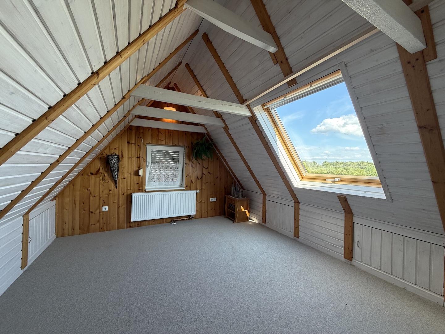 Spitzboden ausgebaut