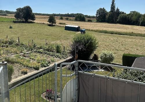 Terrasse und Abgang Garten DG