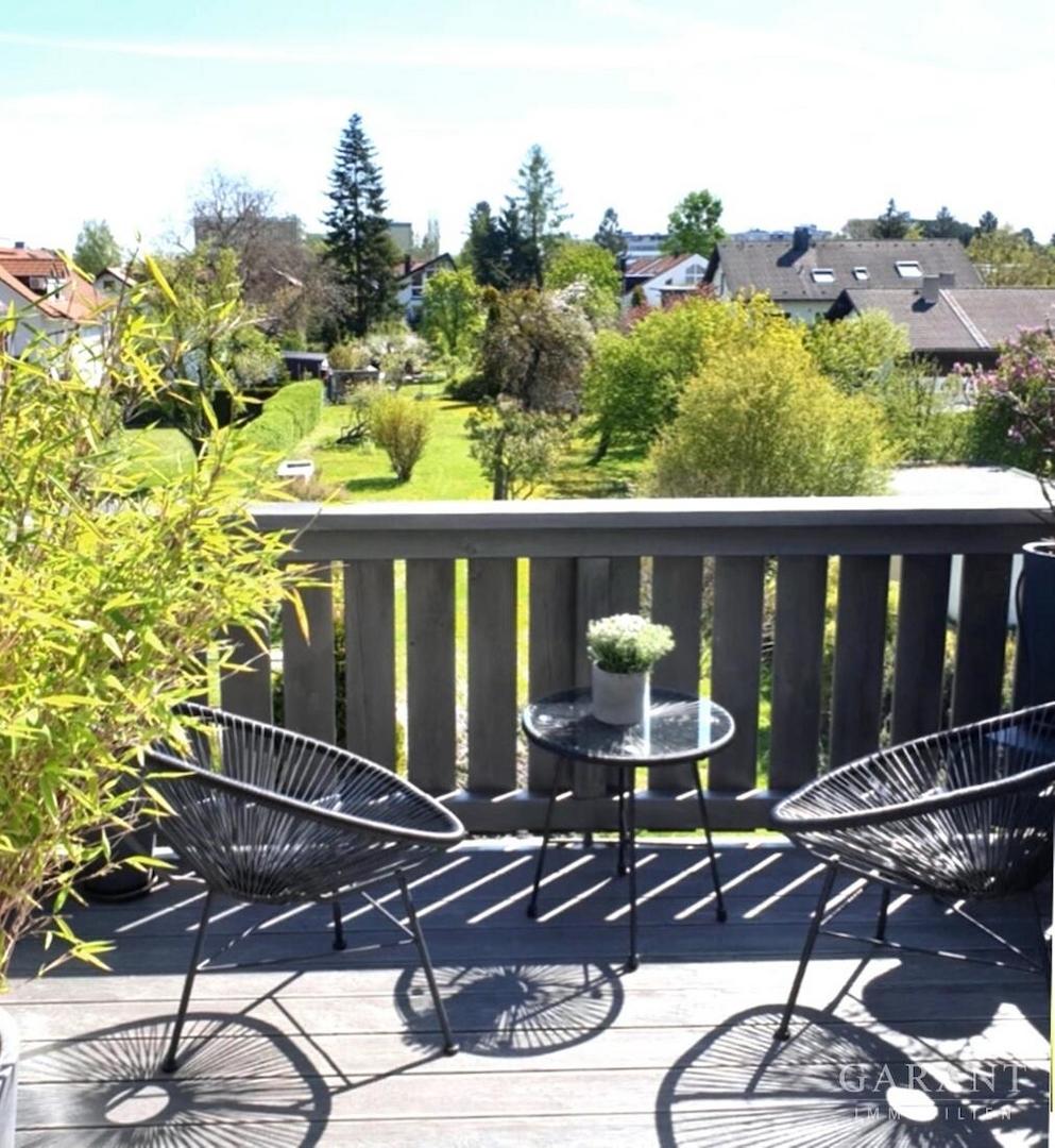 Gartenblick Sommer