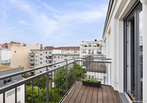 Balkon zur Gartenseite