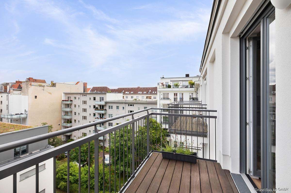 Balkon zur Gartenseite