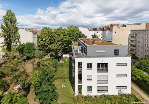 Blick vom Balkon