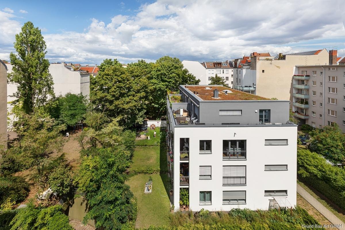 Blick vom Balkon