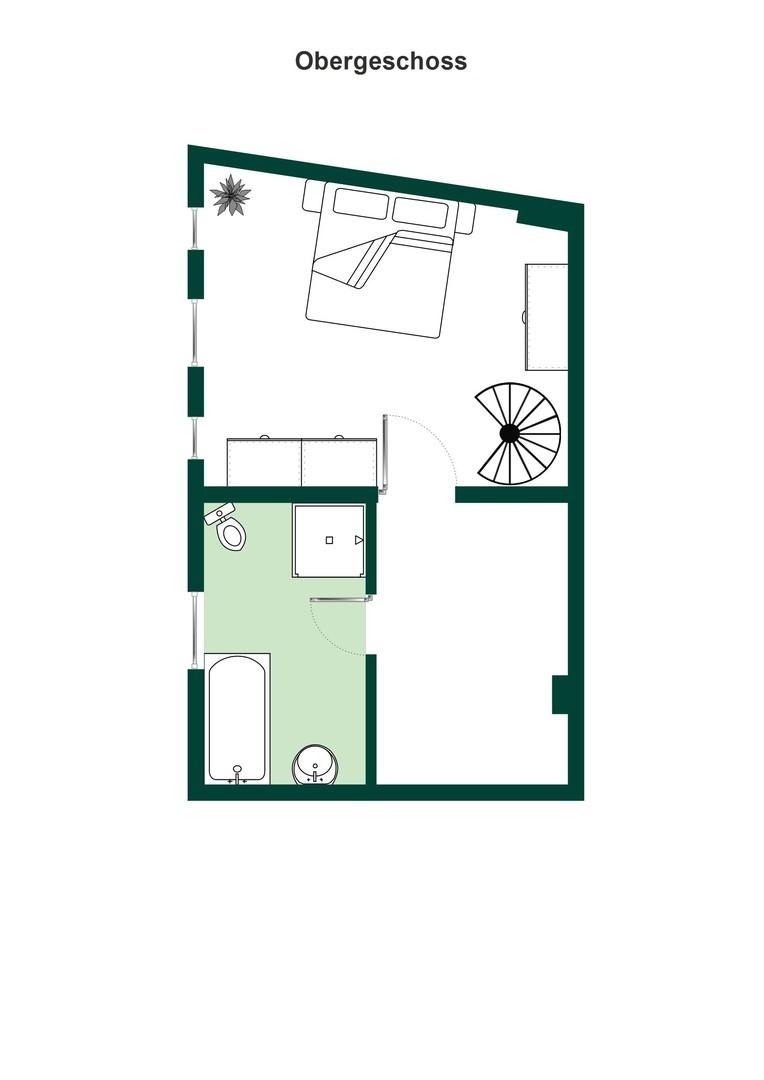 Plan Obergeschoß