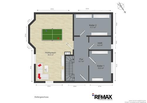 Grundriss Kellergeschoss