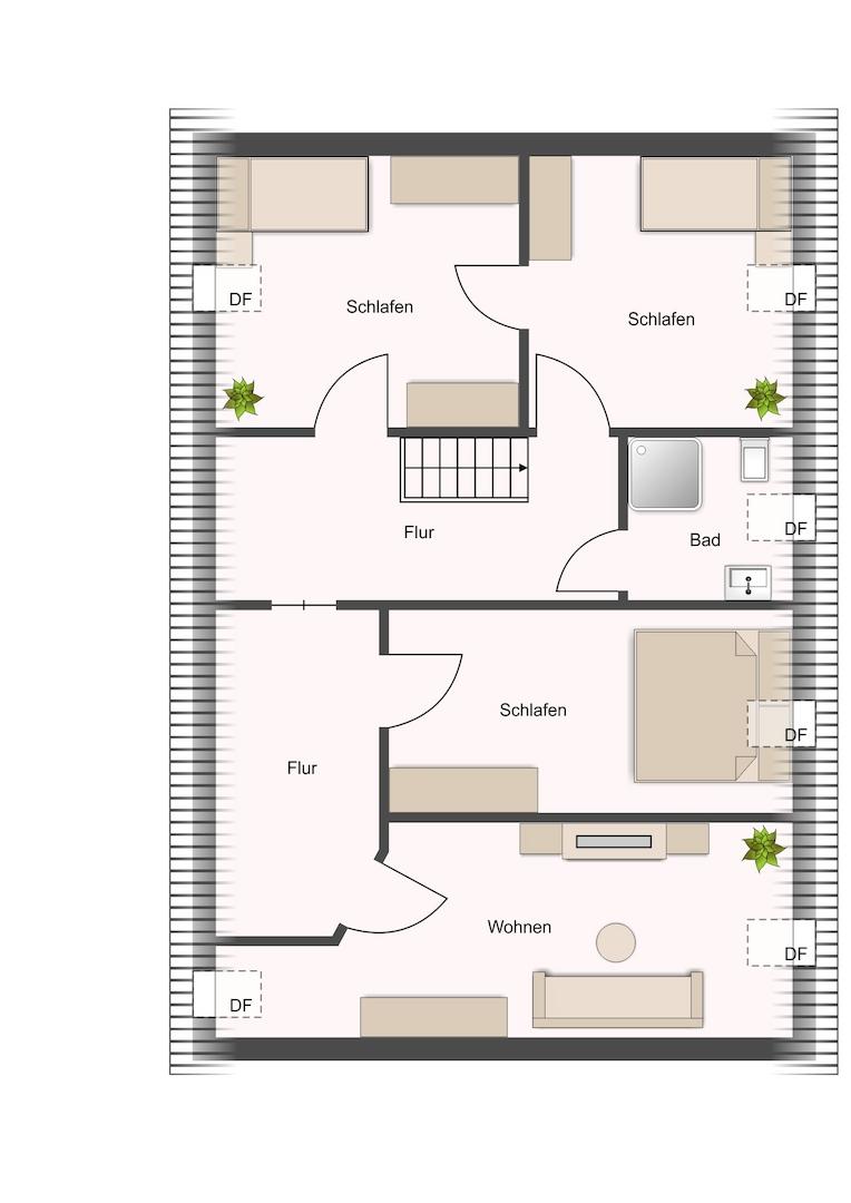 Grundriss Dachgeschoss