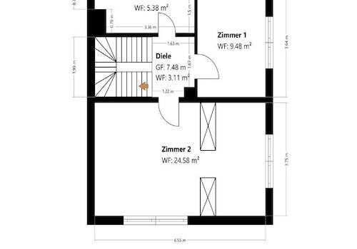Grundriss Obegeschoss