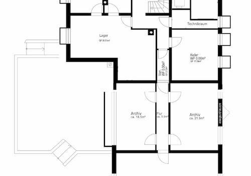 Grundriss Untergeschoss