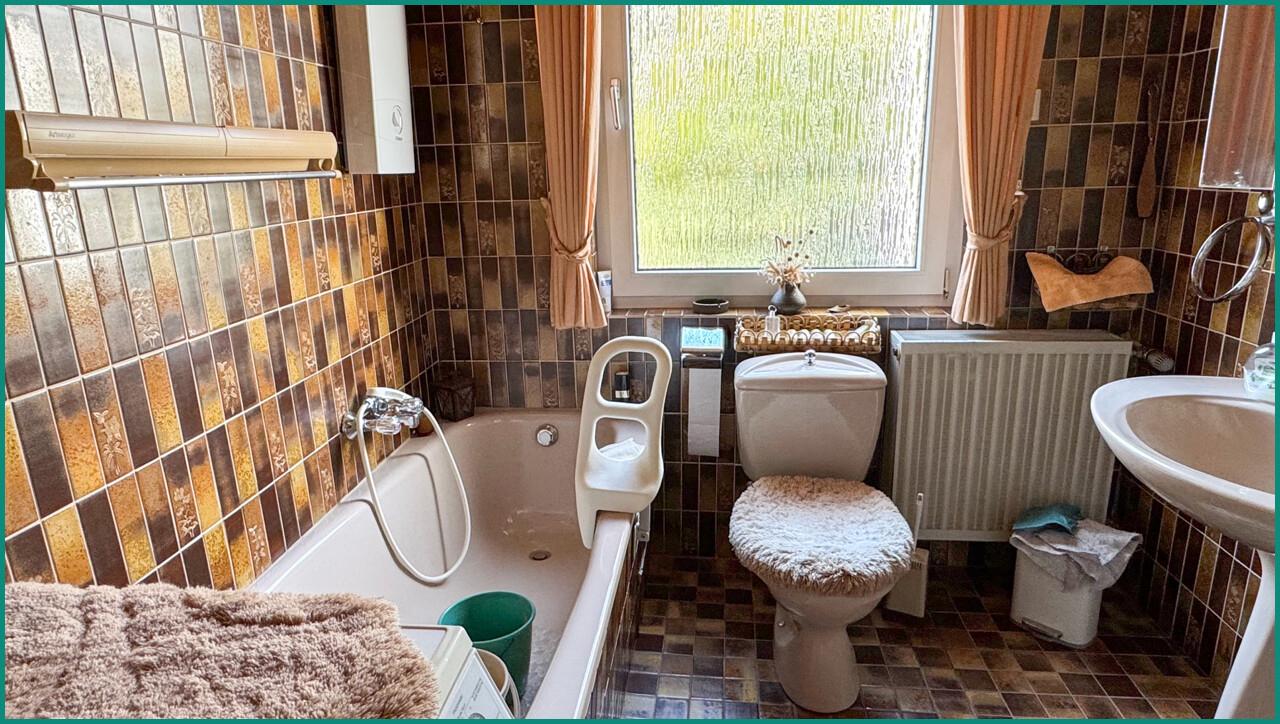 Badezimmer im Erdgeschoss...