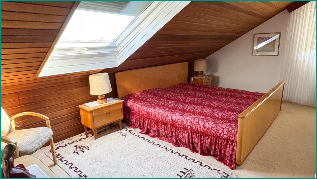 Schlafzimmer im Dachgeschoss