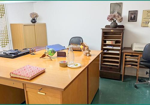 Büro im Kellergeschoss