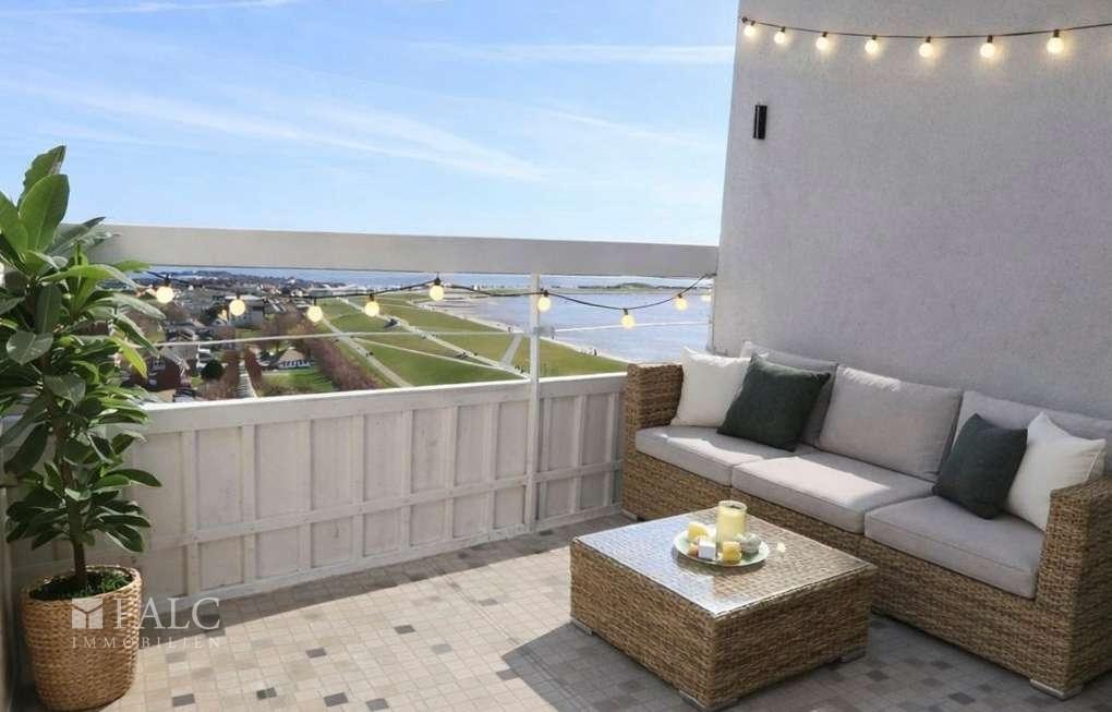 Balkon – digitales Home-Staging