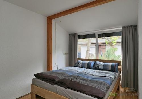 Blick ins Schlafzimmer