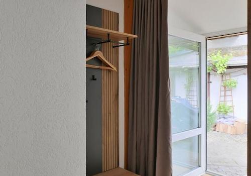 Hauseingang und Garderobe